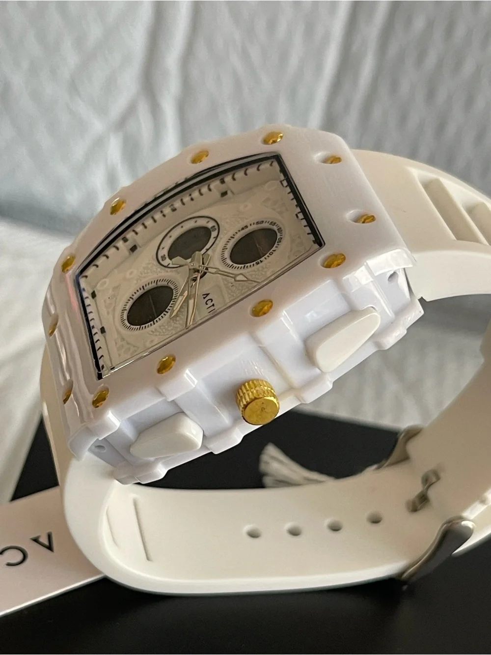 Activa X Invicta Digital Essentials Men's Watch - 42.8mm, White new