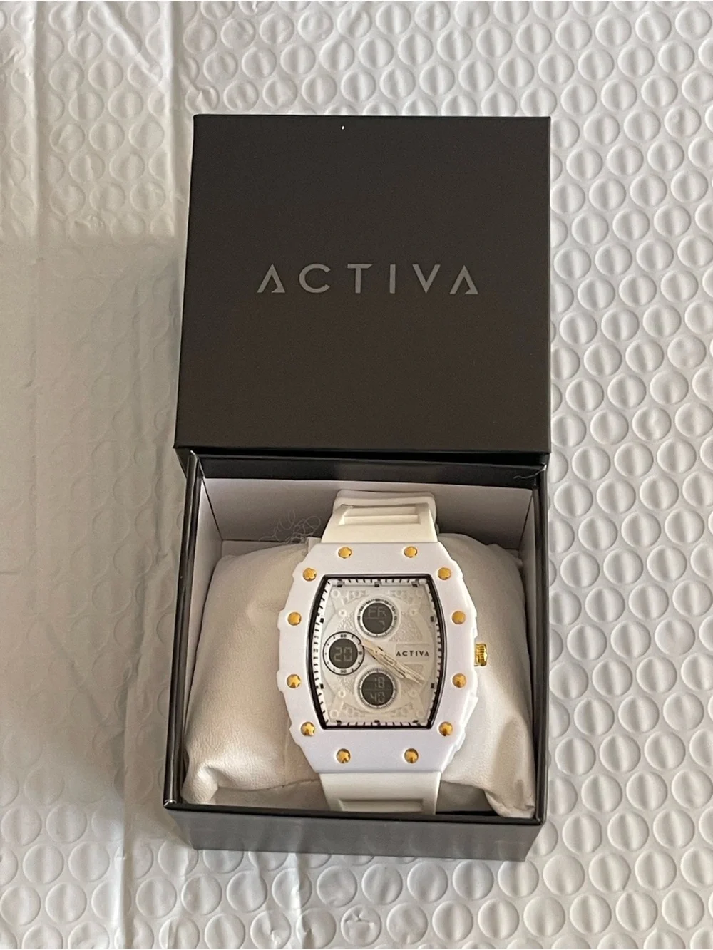 Activa X Invicta Digital Essentials Men's Watch - 42.8mm, White new