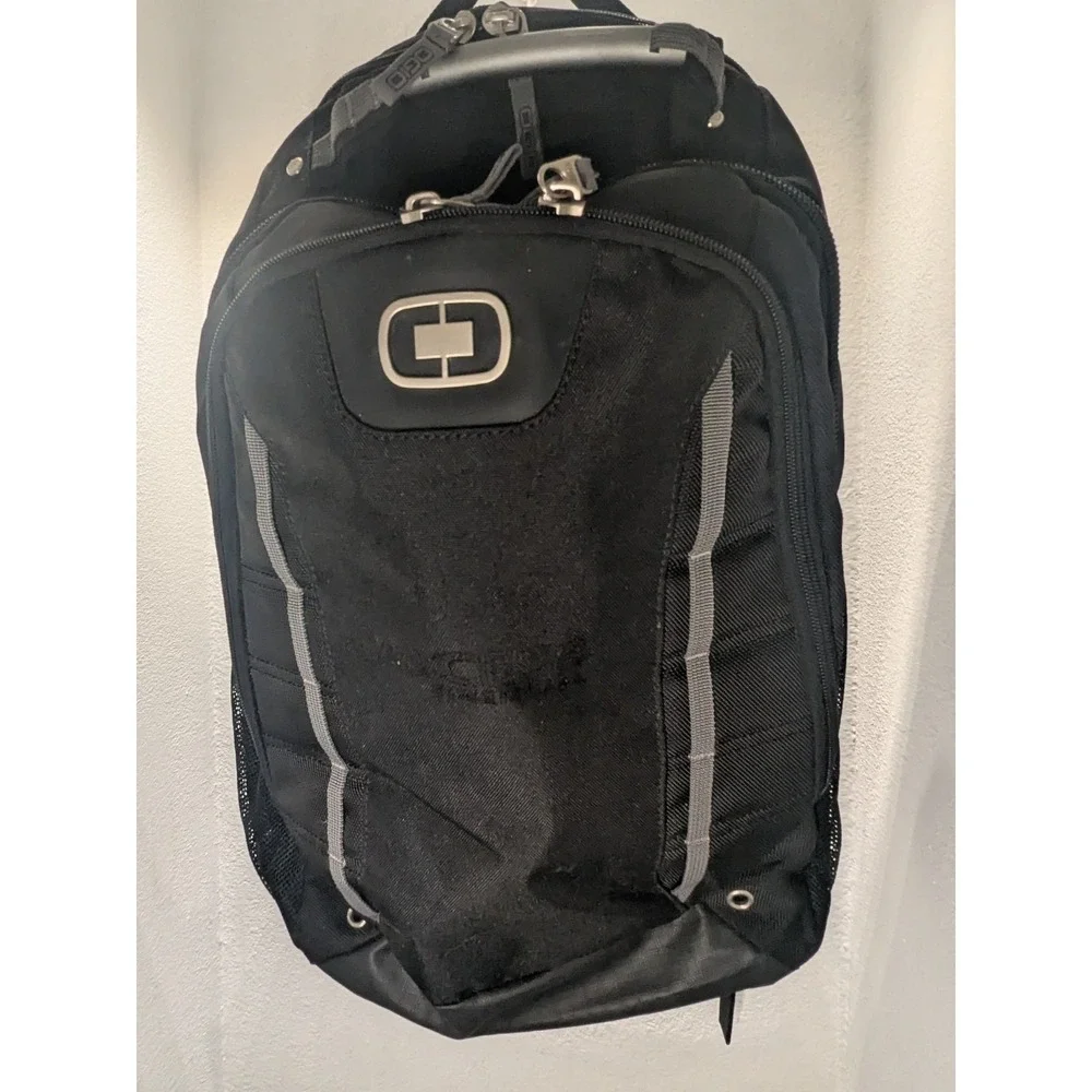 OGIO Black Laptop Backpack Travel School Work Computer Daypack Organizer Bag