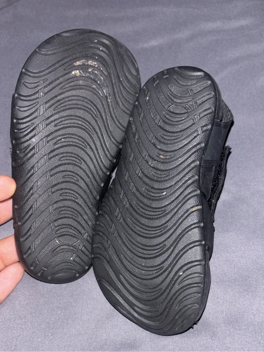 Nike Black Kids Closed-Toe Sport Sandals