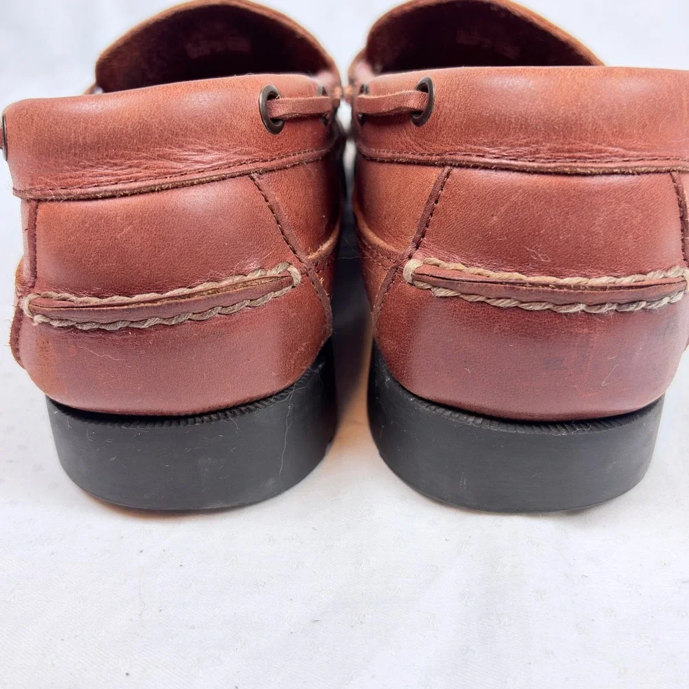 Sperry Top-Sider Men Brown Leather Kiltie Tassel Loafers Boat Shoes 11 M Preppy