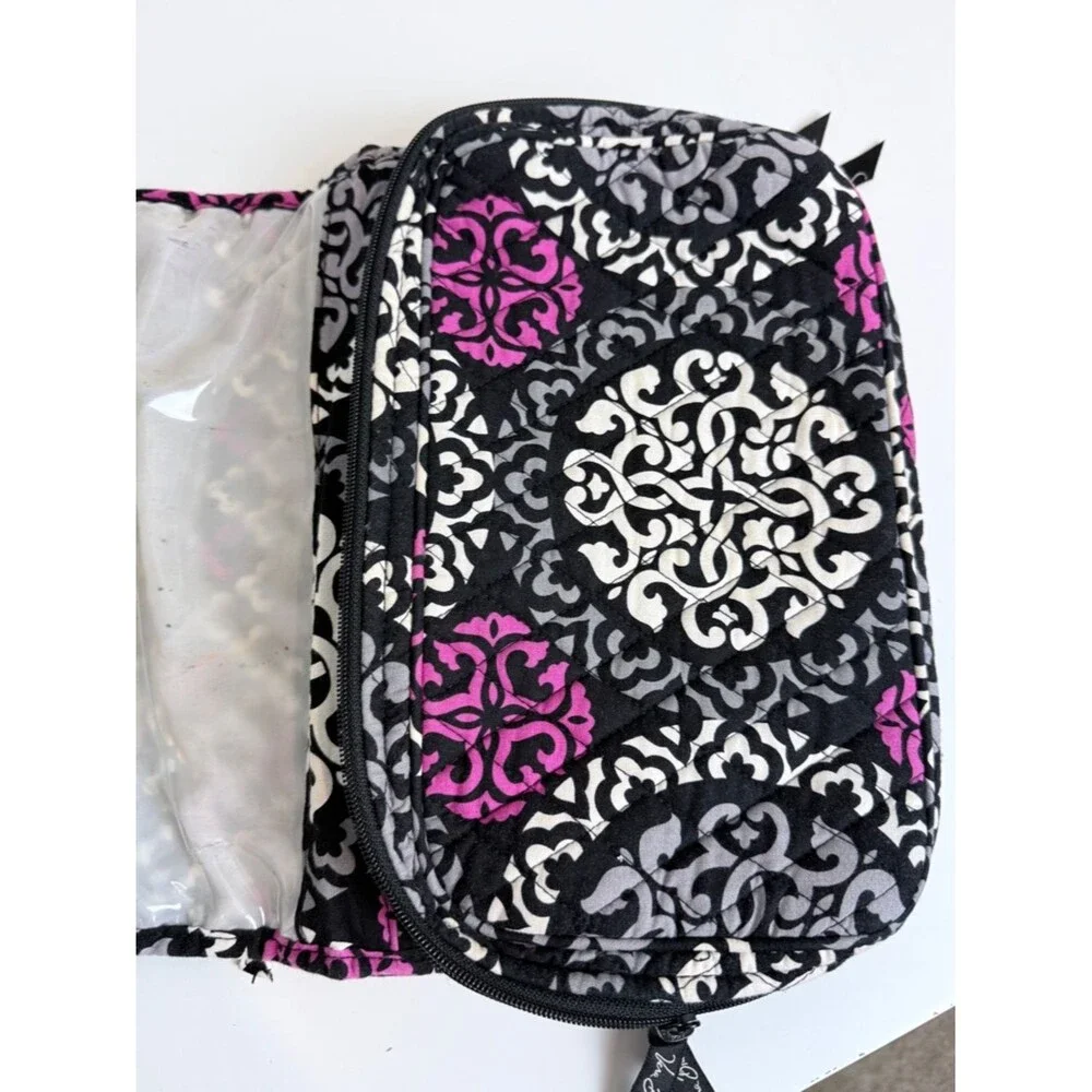 Vera Bradley Travel Hanging Cosmetic Case Scroll Medallion