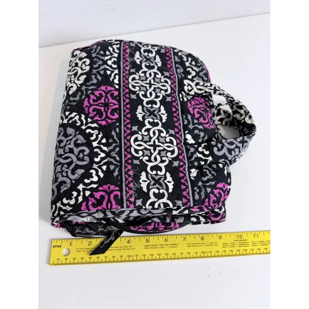 Vera Bradley Travel Hanging Cosmetic Case Scroll Medallion