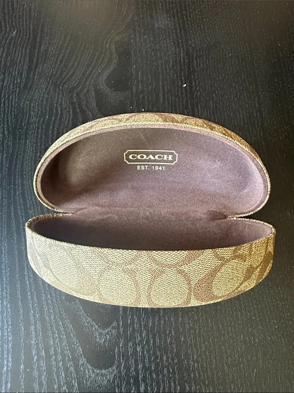 Coach hard case