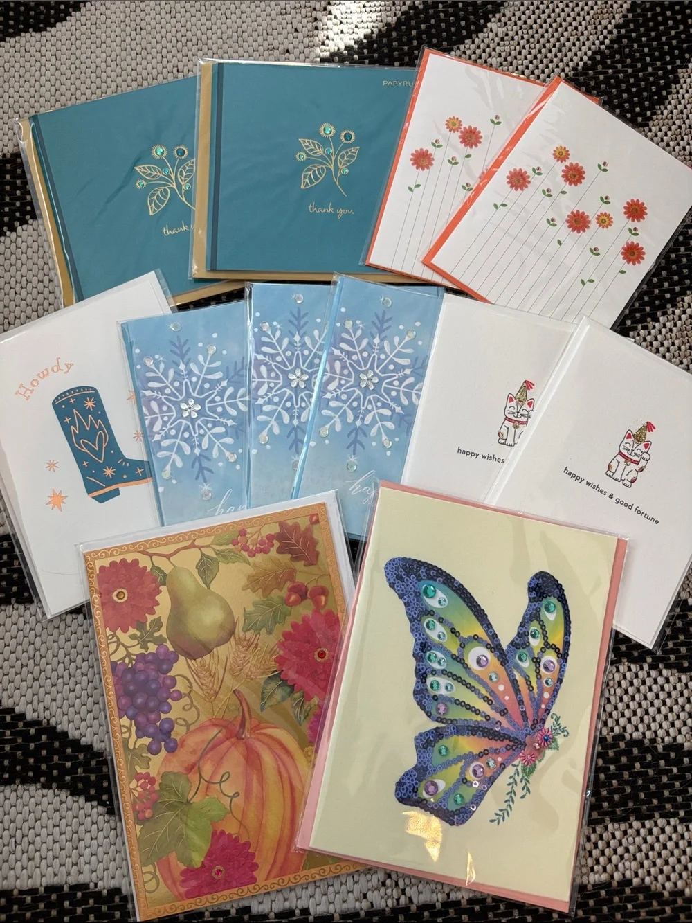 🆕Papyrus Greeting Cards Bundle, Various Occasions, 12 Pieces