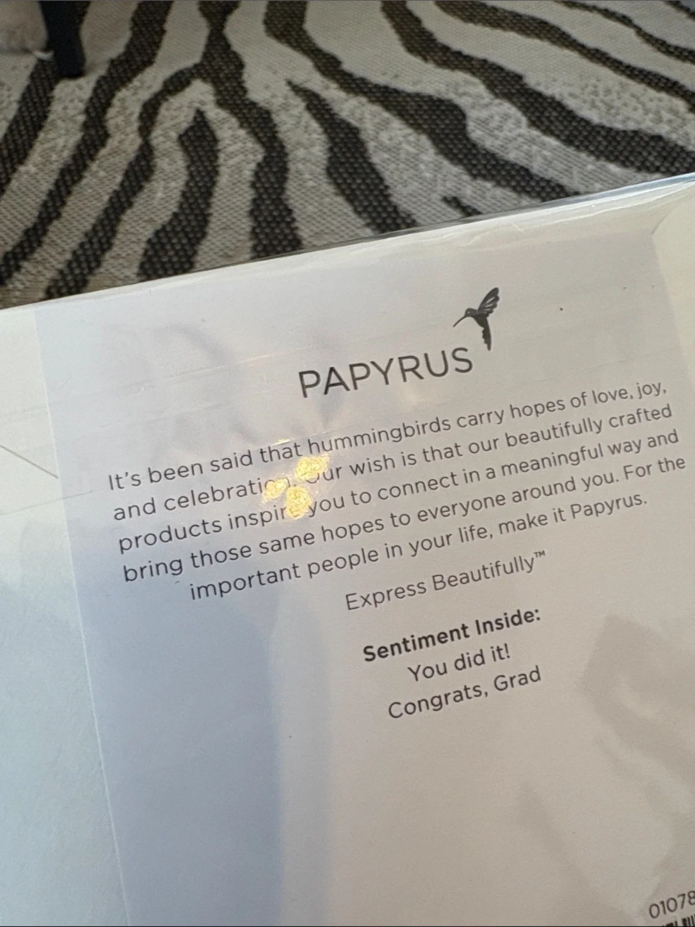 🆕Papyrus Graduation Greeting Card