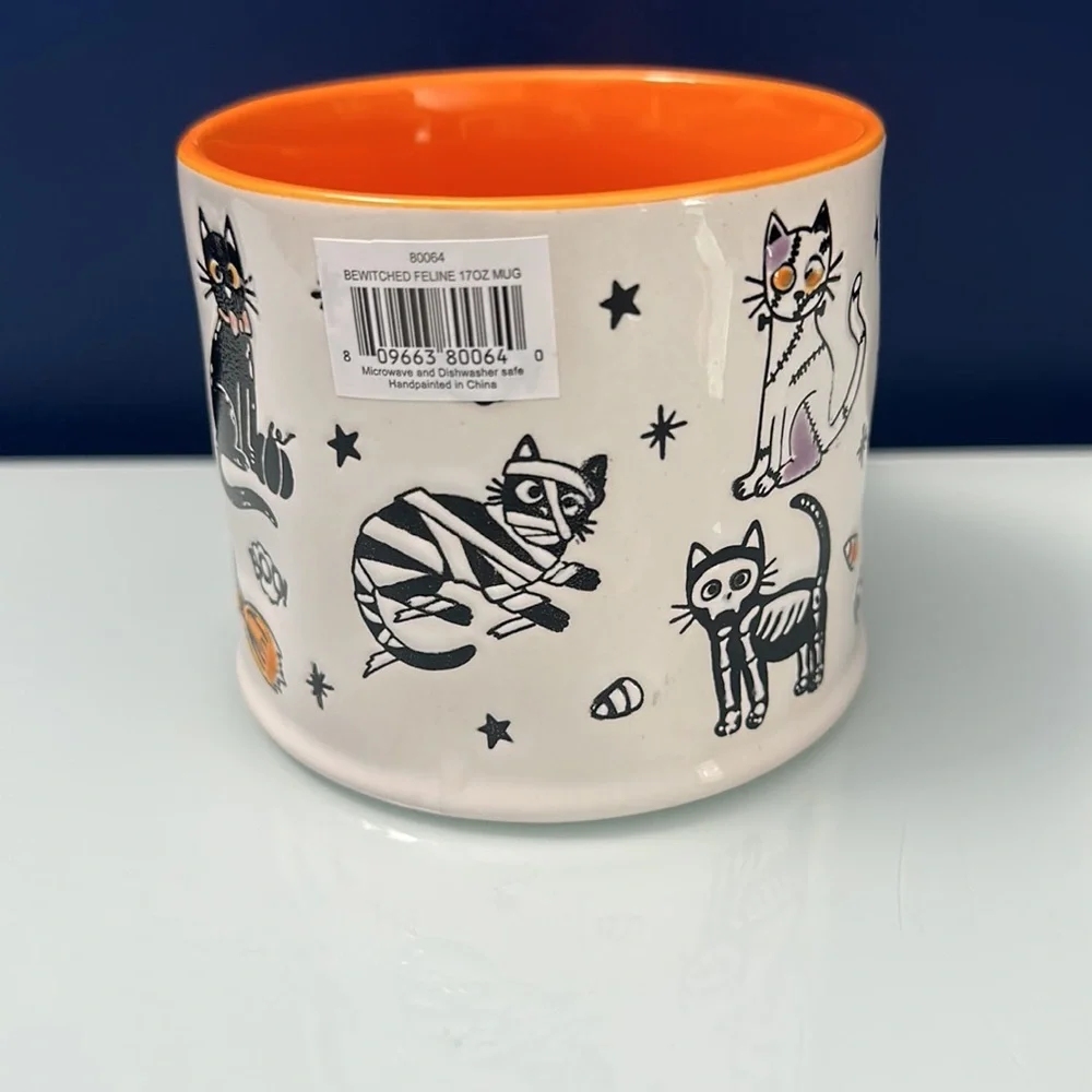 NWT Eli + Ana Halloween Cat Mug