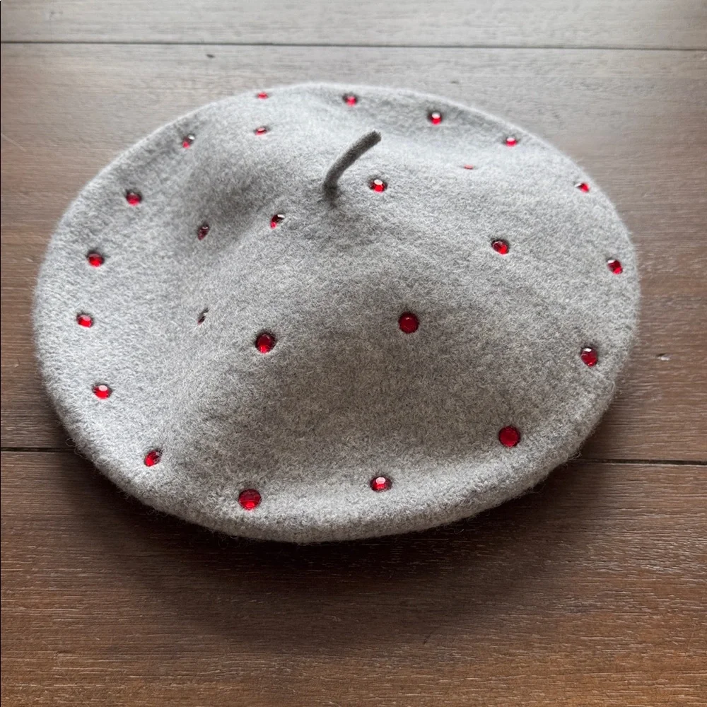 New with tag J. Crew Crewcuts Girls' embellished wool beret