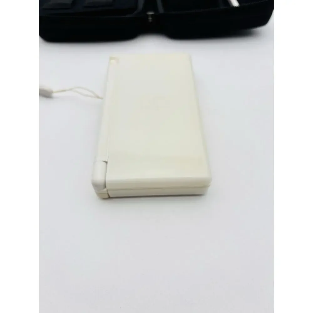 Nintendo DS Lite Handheld System White With Charger And 3ds Case Tested Works