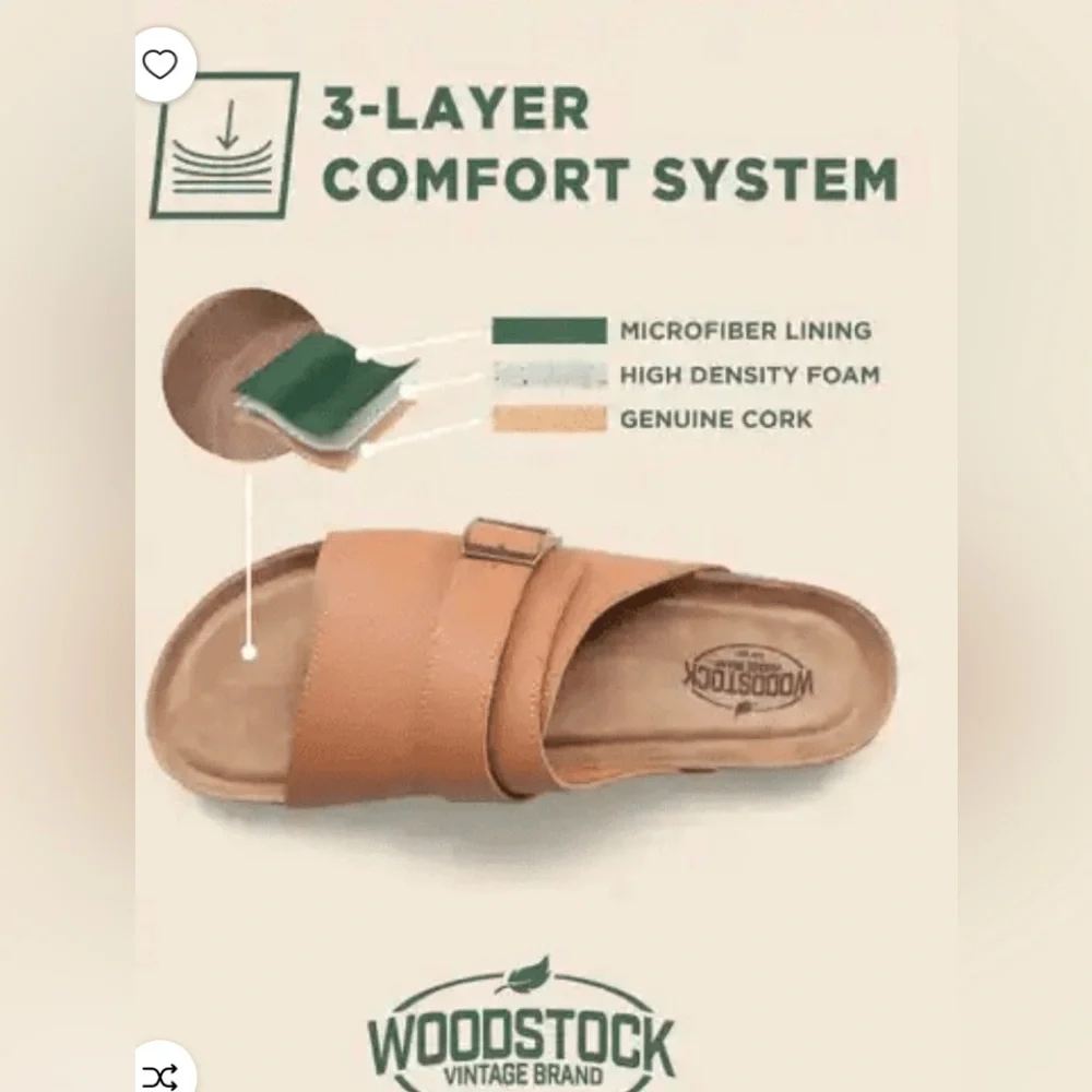 Woodstock mens leather