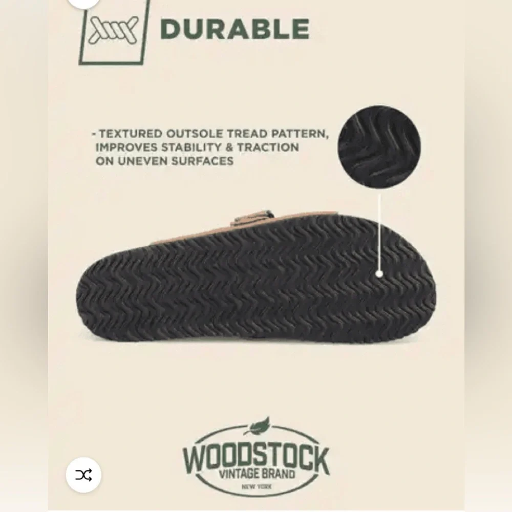 Woodstock mens leather