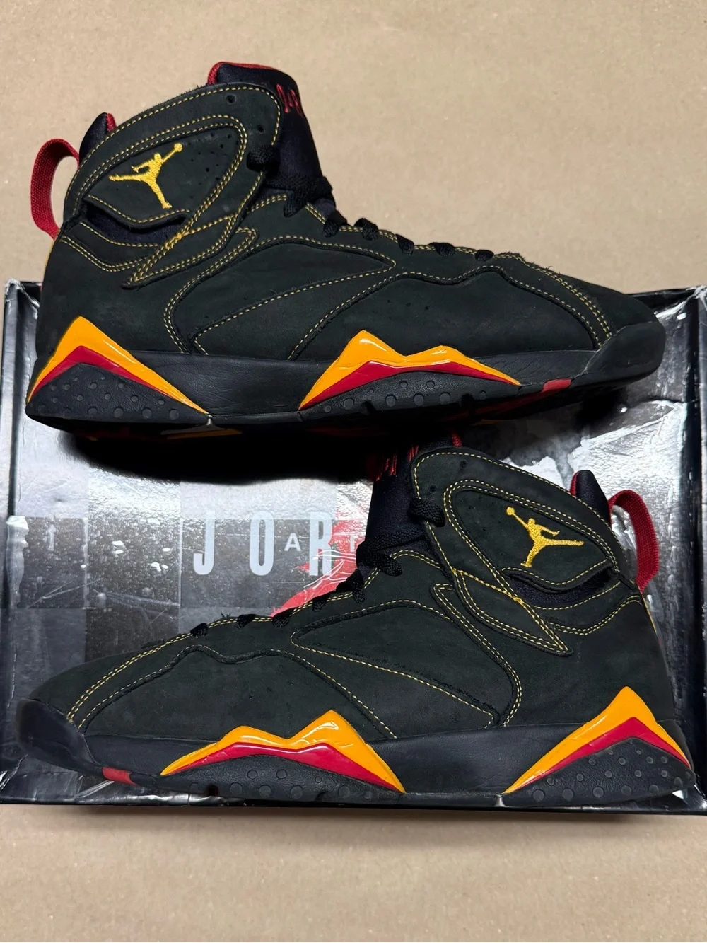 Nike Air Jordan 7 VII Retro Citrus 2022 Mens size 10.5 Basketball Shoes Rare!