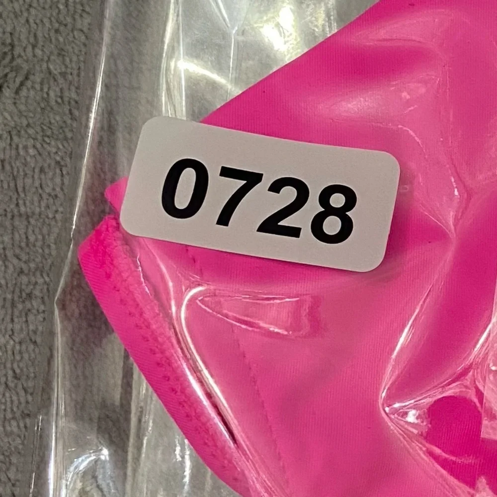 New! Frankies Bikinis Enzo Cheeky Bikini Bottom Bright Pink 10728