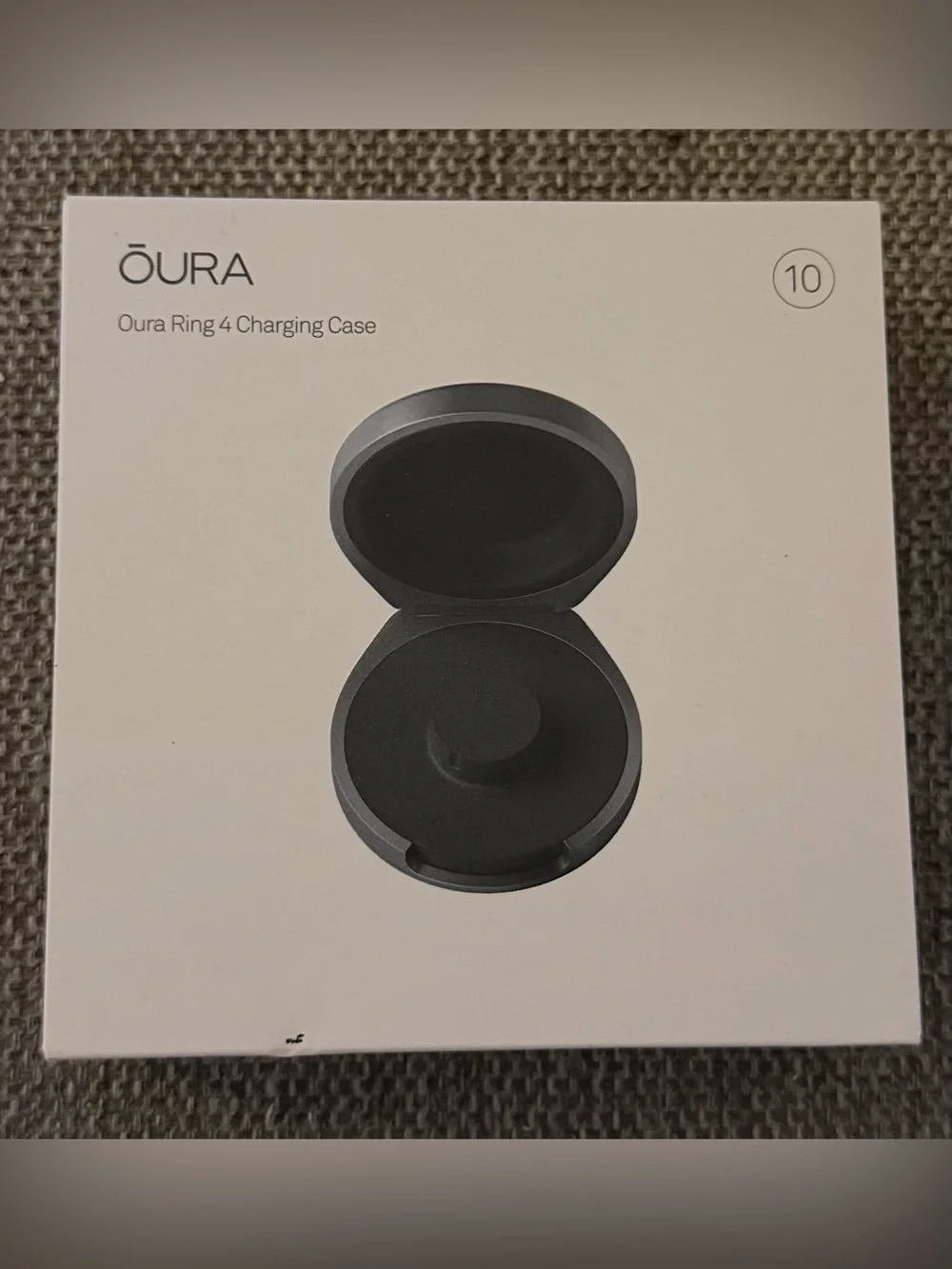 Oura Matte Black Charging Case Size 10