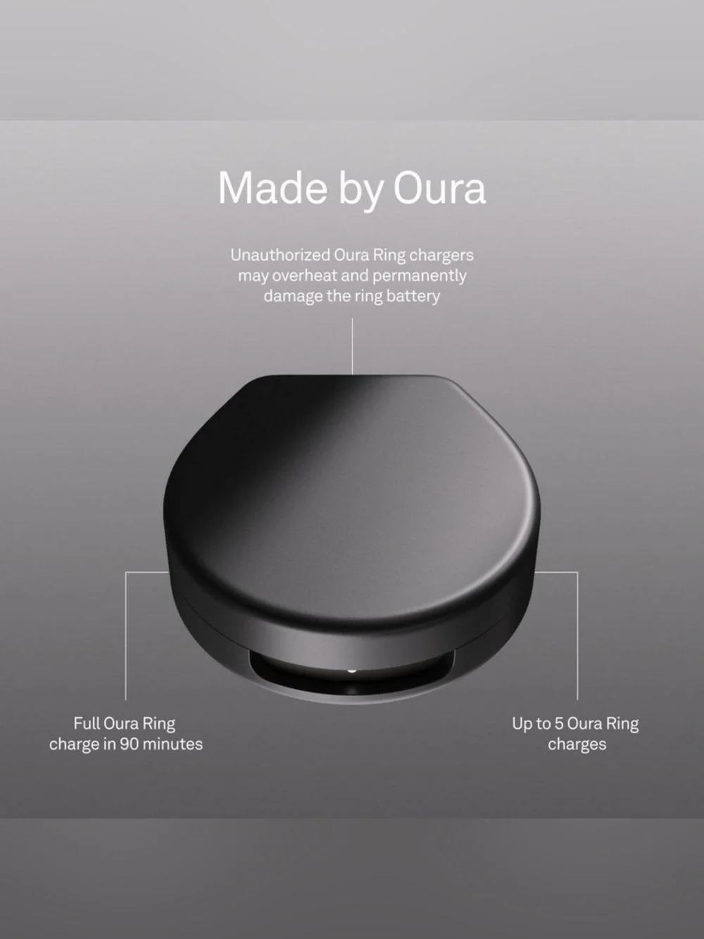Oura official charging