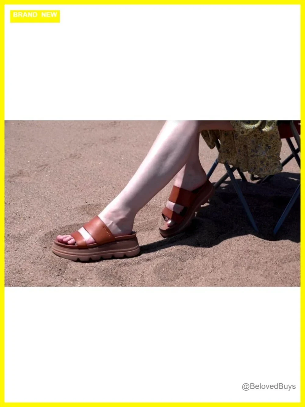 Platform Slip on Sandals Lightweight Comfortable Non-Slip Chunky Slides Open