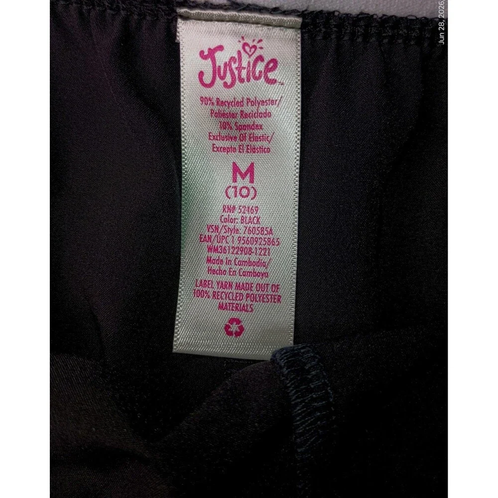 NEW JUSTICE SPORTS Girls Athletic Shorts Colorblock  M (10). (P0025)