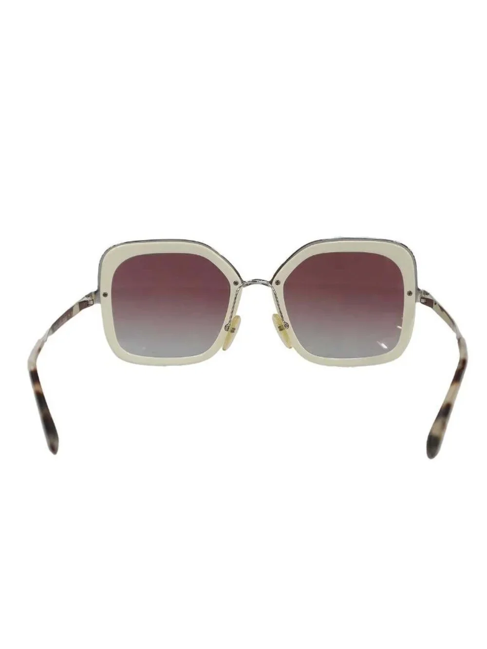 Prada Sunglasses Square Frame Black 54 Eyewear