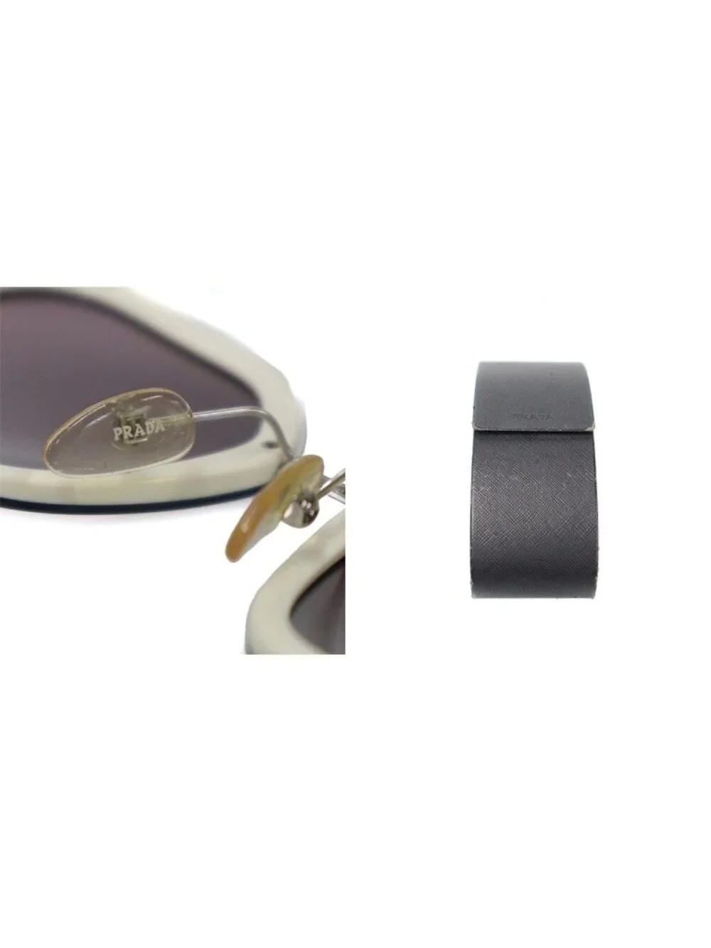 Prada Sunglasses Square Frame Black 54 Eyewear