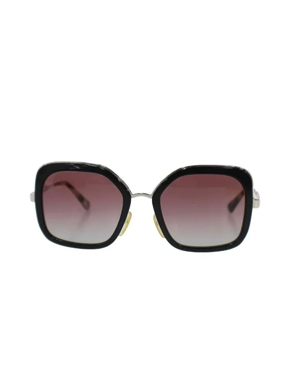 Prada Sunglasses Square Frame Black 54 Eyewear
