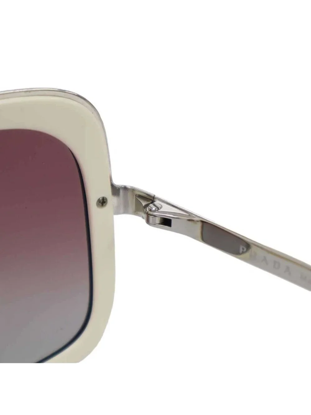 Prada Sunglasses Square Frame Black 54 Eyewear