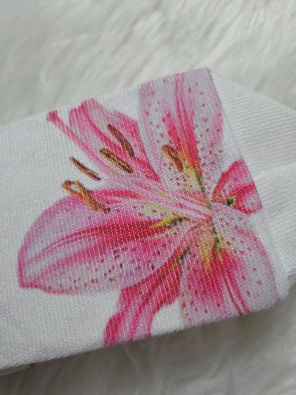 Pink Lily Cosmetic Bag