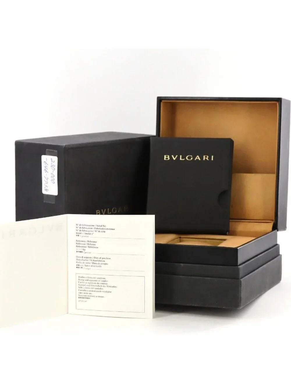 BVLGARI item code