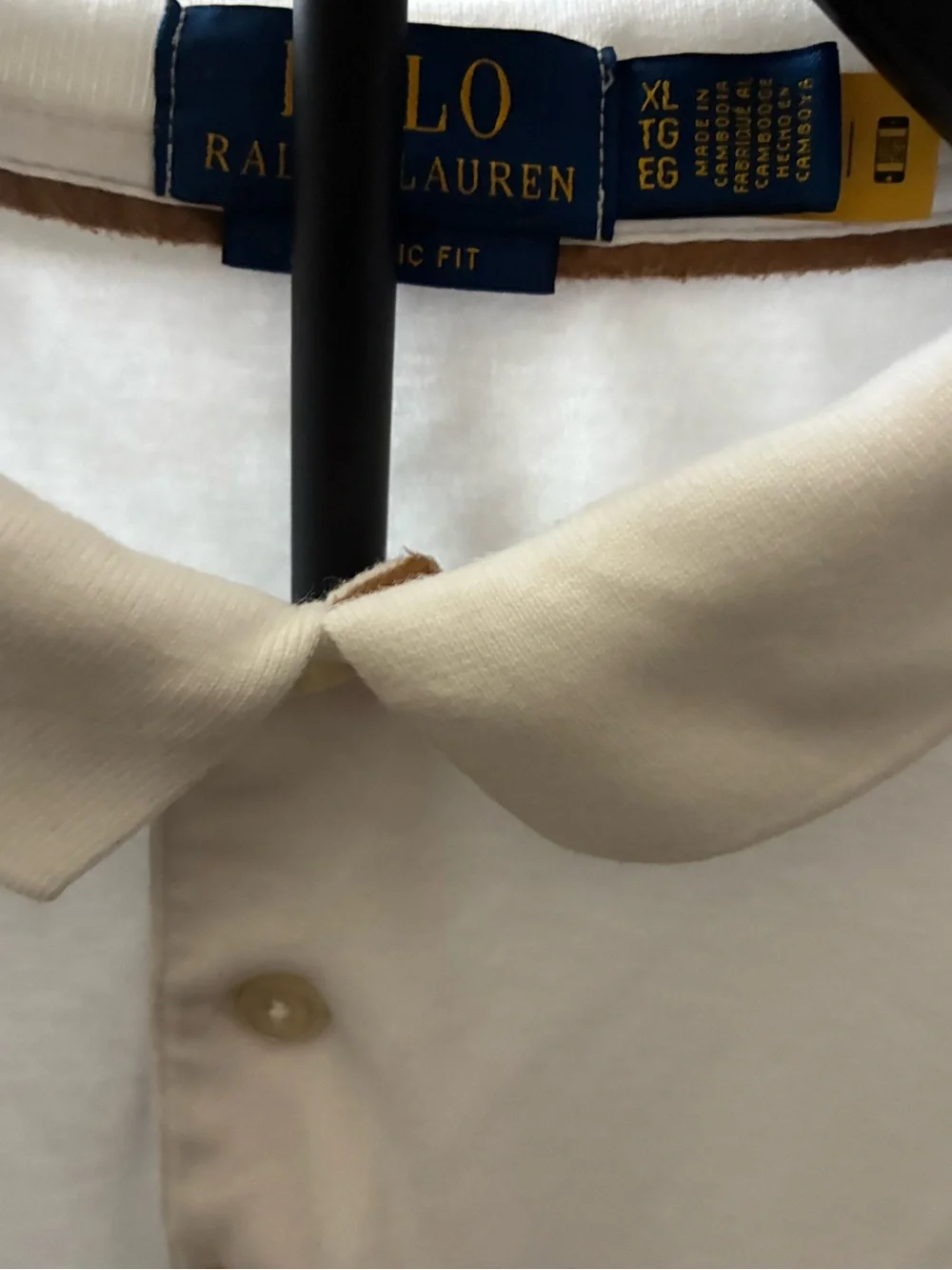 Ralph Lauren White Polo Shirt with Embroidered Pony