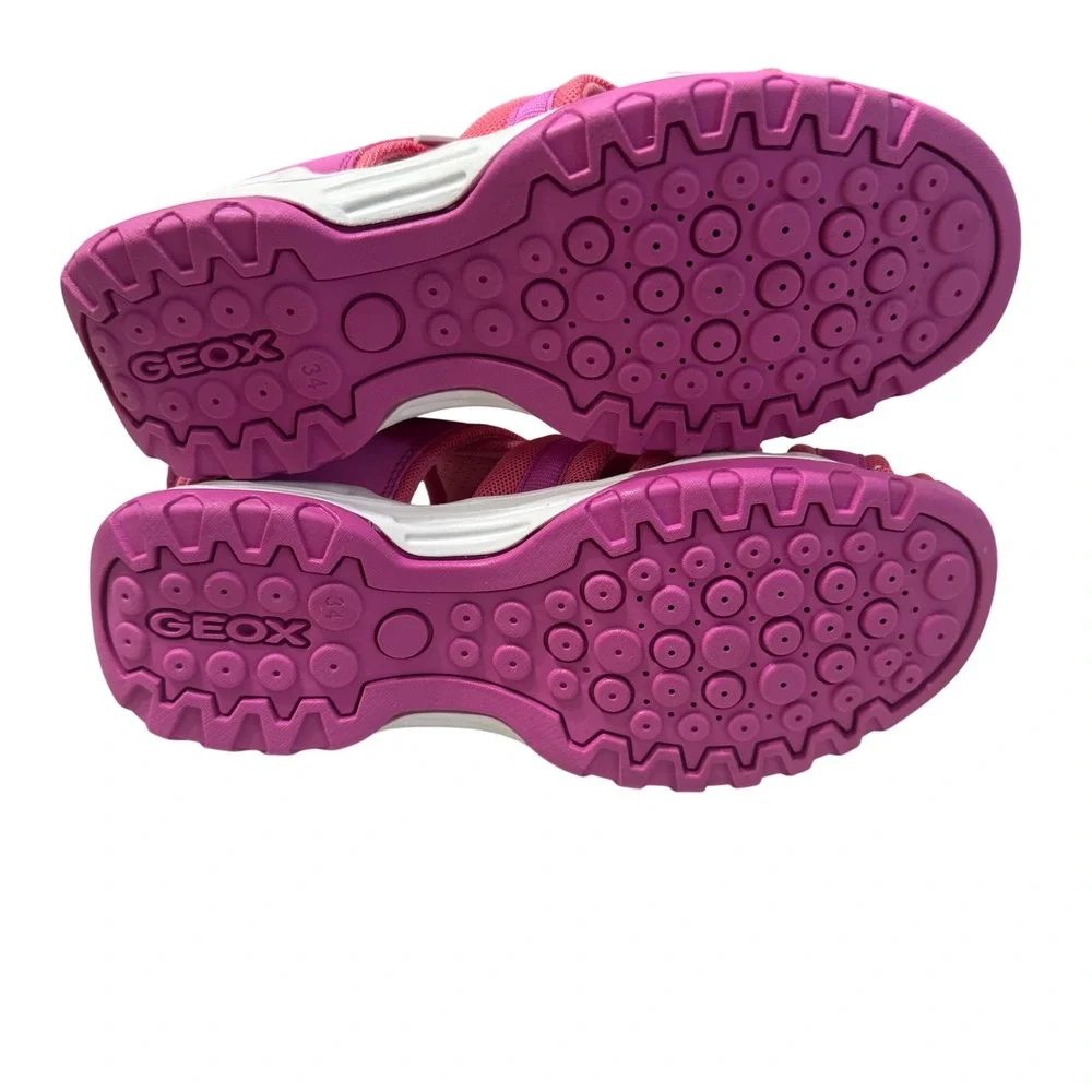 Geox Sandals Girls 3 Pink Water Friendly Breathable Closed Toe Sporty New