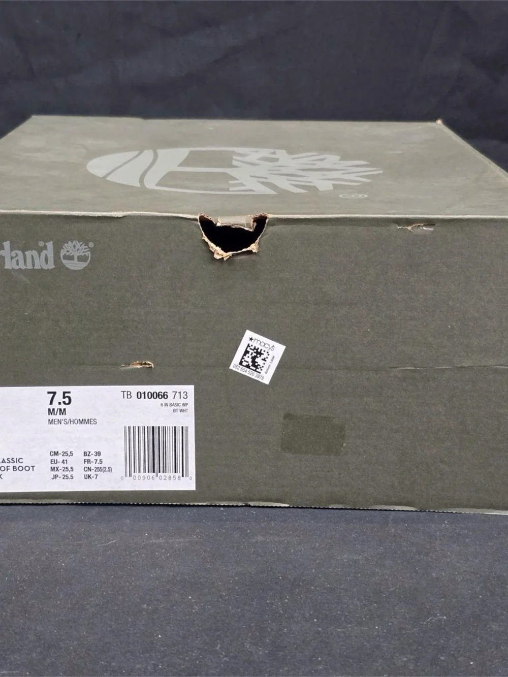 NWT Timberland Classic 6” Waterproof Boots Wheat Nubuck Men’s 7.5
