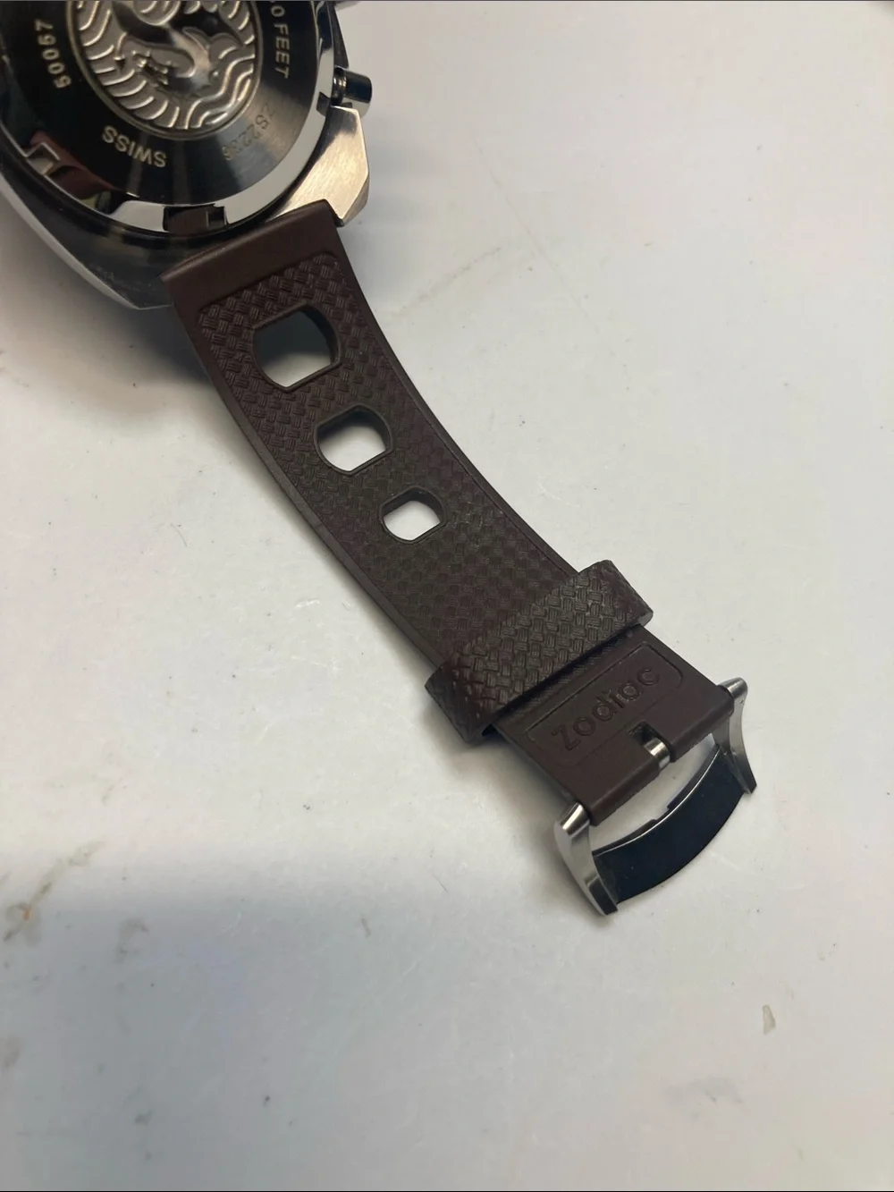 Zodiac watch silver