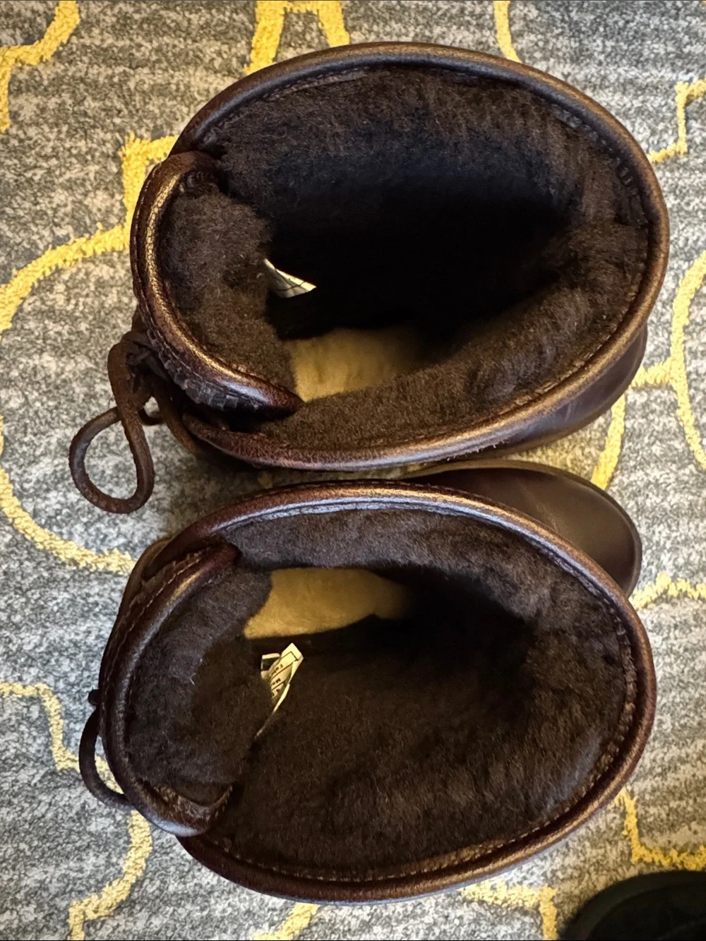 UGG plush shearling
