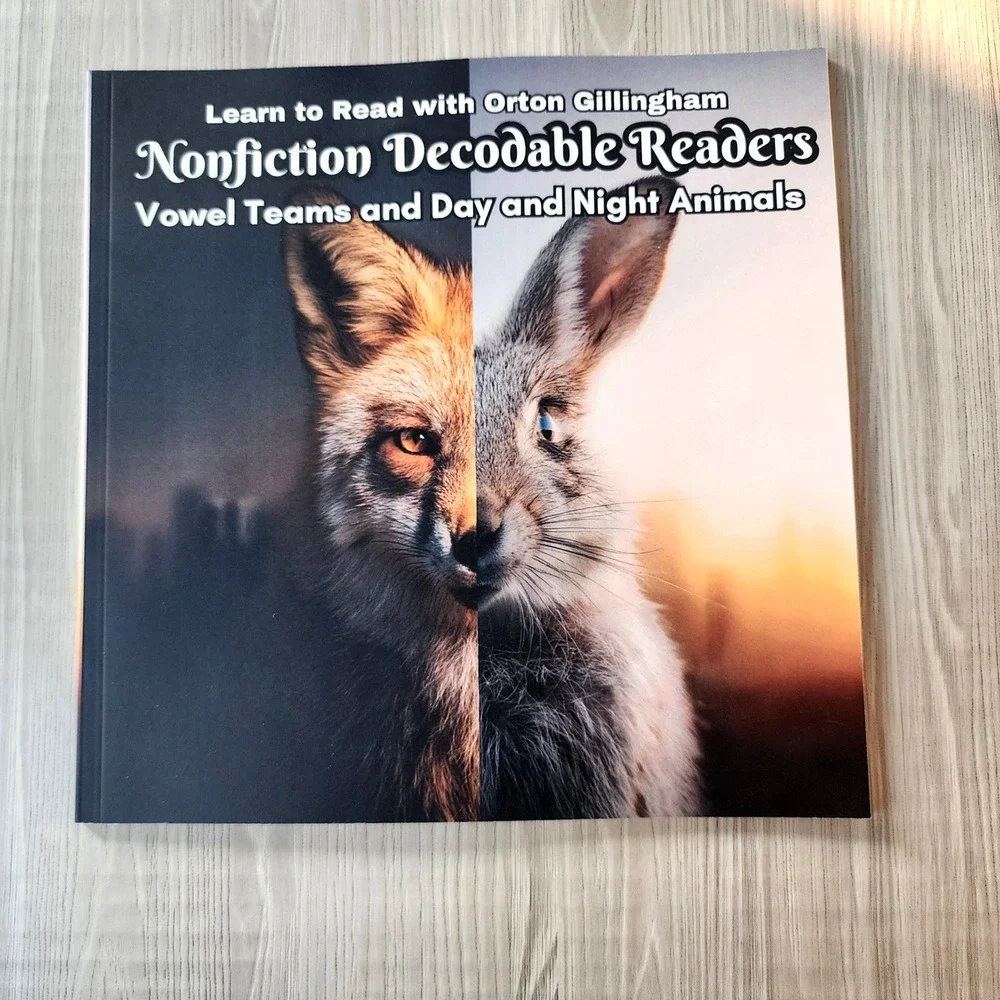 Orton Gillingham Nonfiction Decodable Readers Phonics 5 Books Learning Tool
