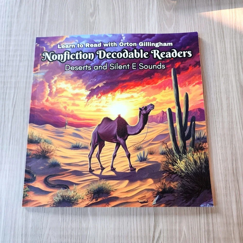 Orton Gillingham Nonfiction Decodable Readers Phonics 5 Books Learning Tool
