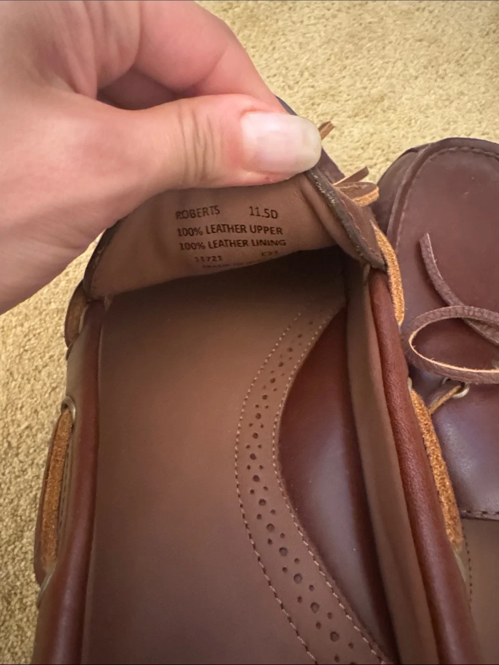 Polo Ralph Lauren Roberts leather driver
