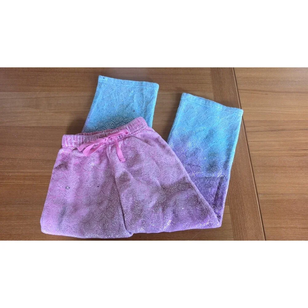 Justice Girl's Mermaid Sweatpants Size 8 READ Description