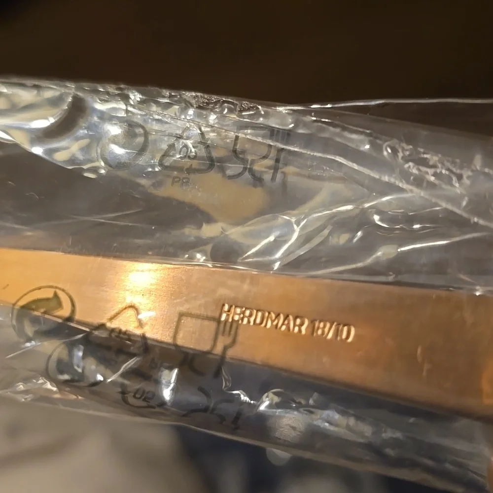 Oslo Cutlery 5 Pc Set in Matte Copper, Service For 1,  Retail Price $105.00US
