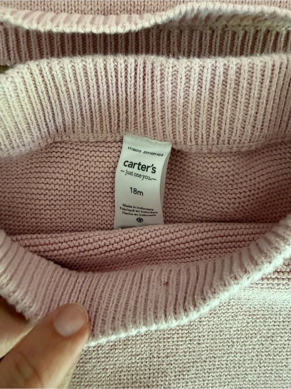 Carters knit long