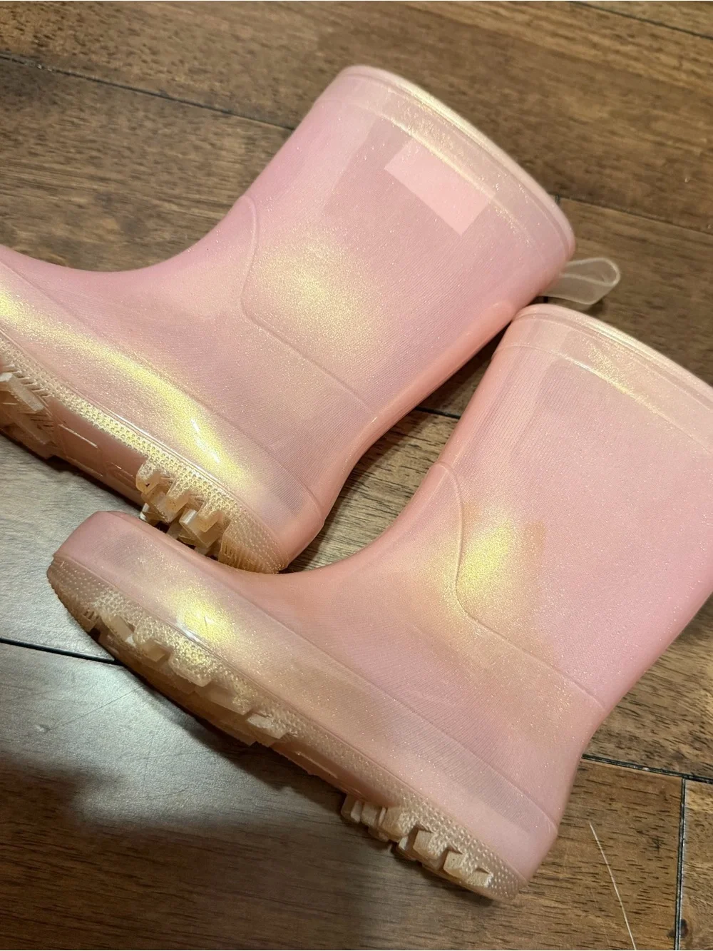 Kids' Pink Waterproof Rain Boots