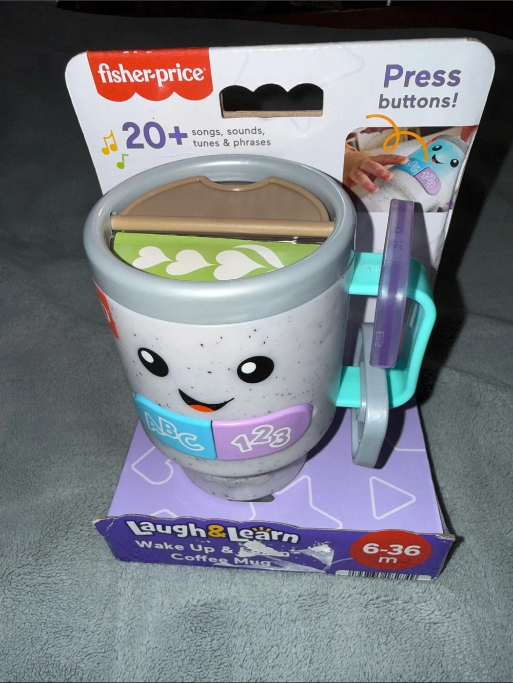Fisher-Price buttons press blue