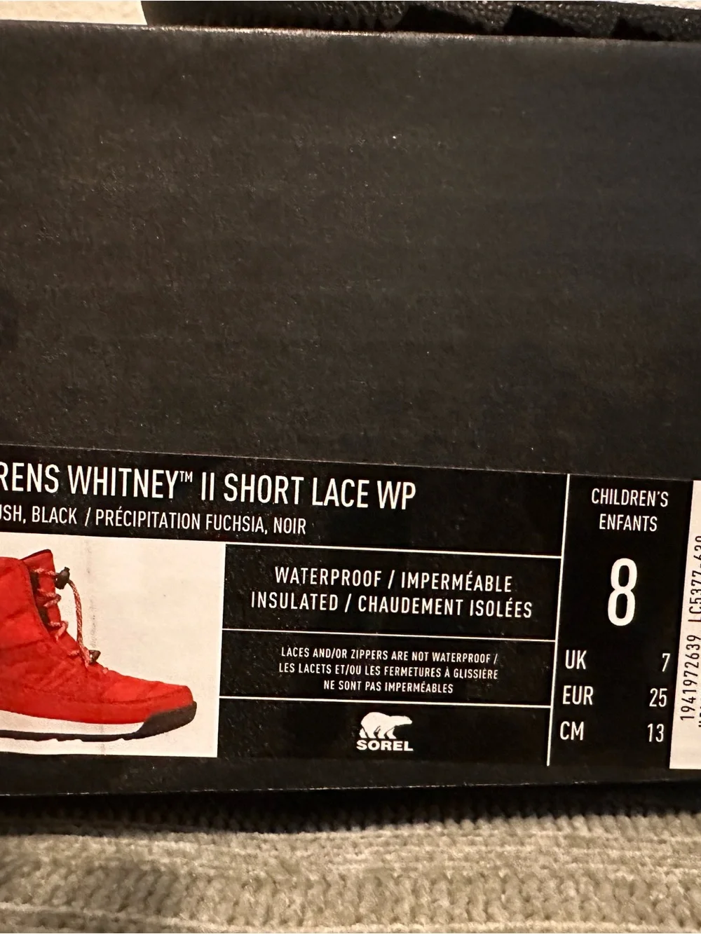 Sorel fuchsia rush