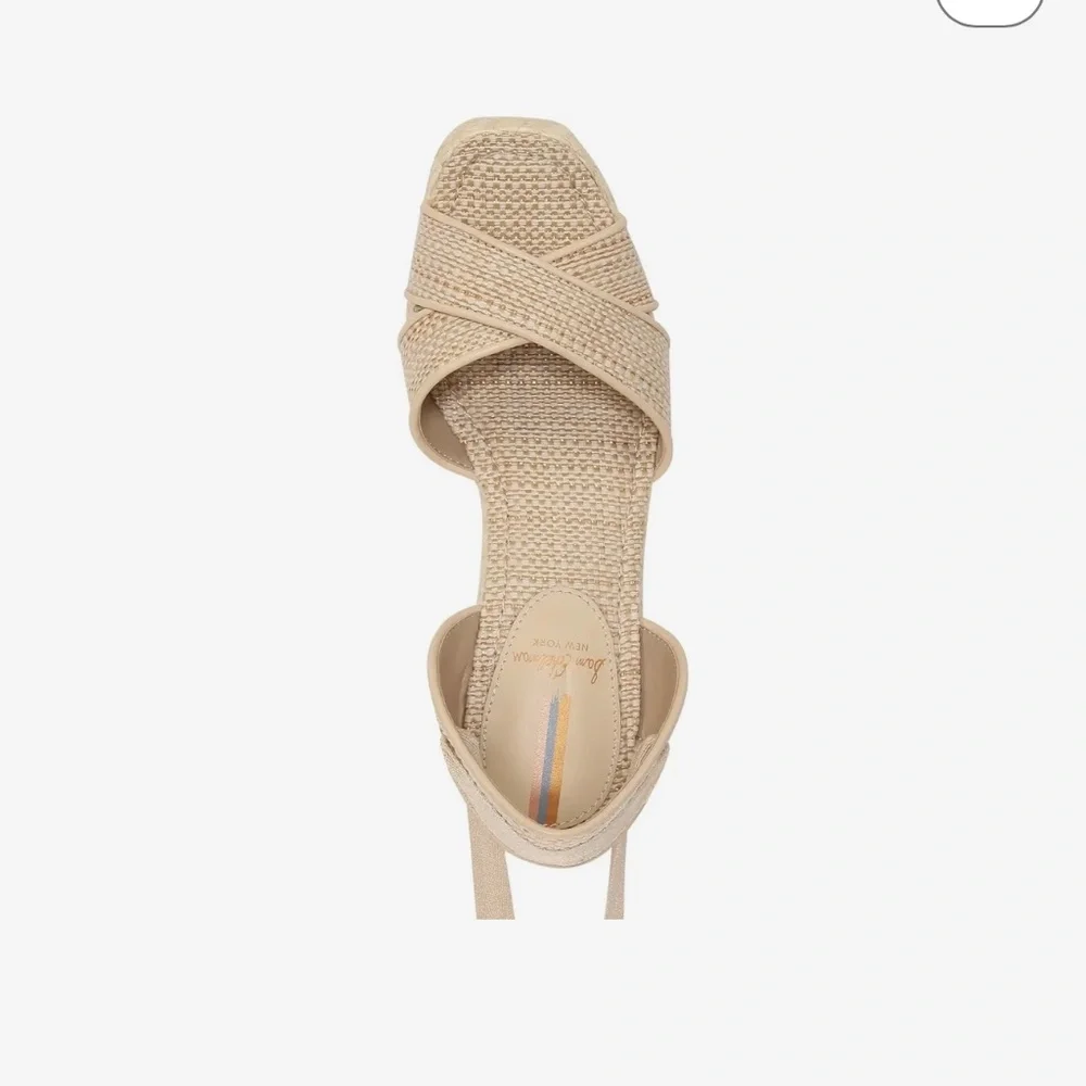 NWT Sam Edelman Vaughn Sandals in Natural- Size 10