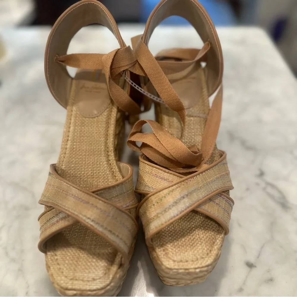 NWT Sam Edelman Vaughn Sandals in Natural- Size 10