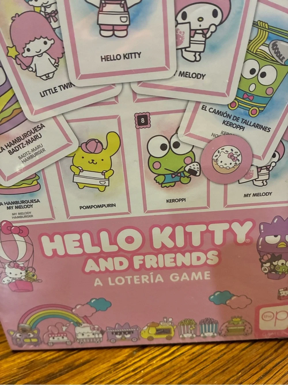 Sanrio themed lotería
