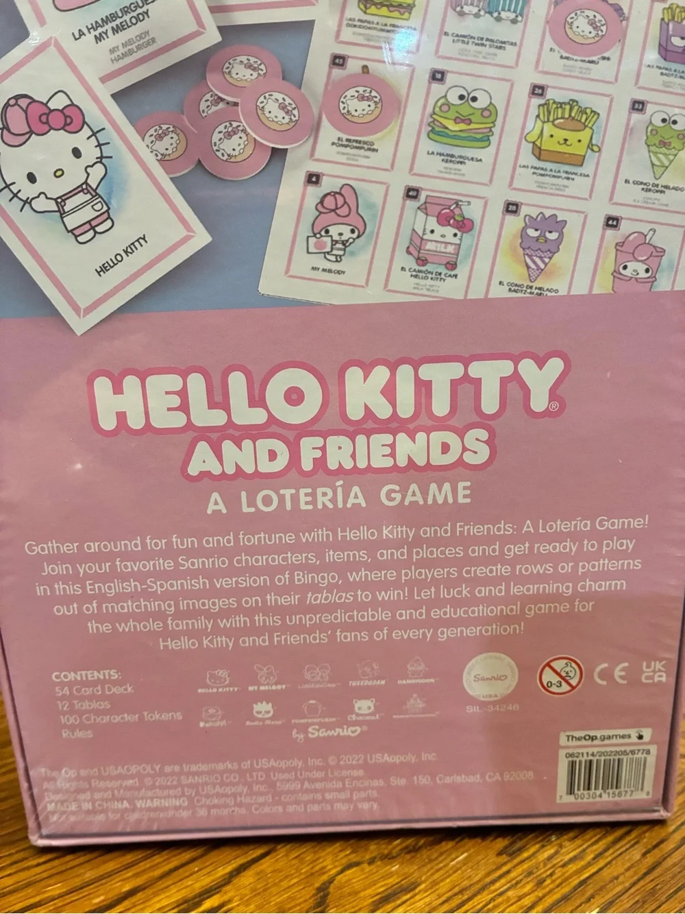 Sanrio themed lotería