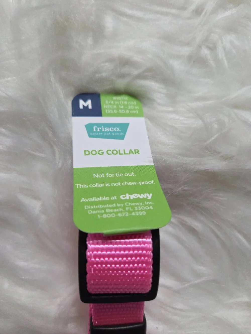 Frisco Pink Dog Collar