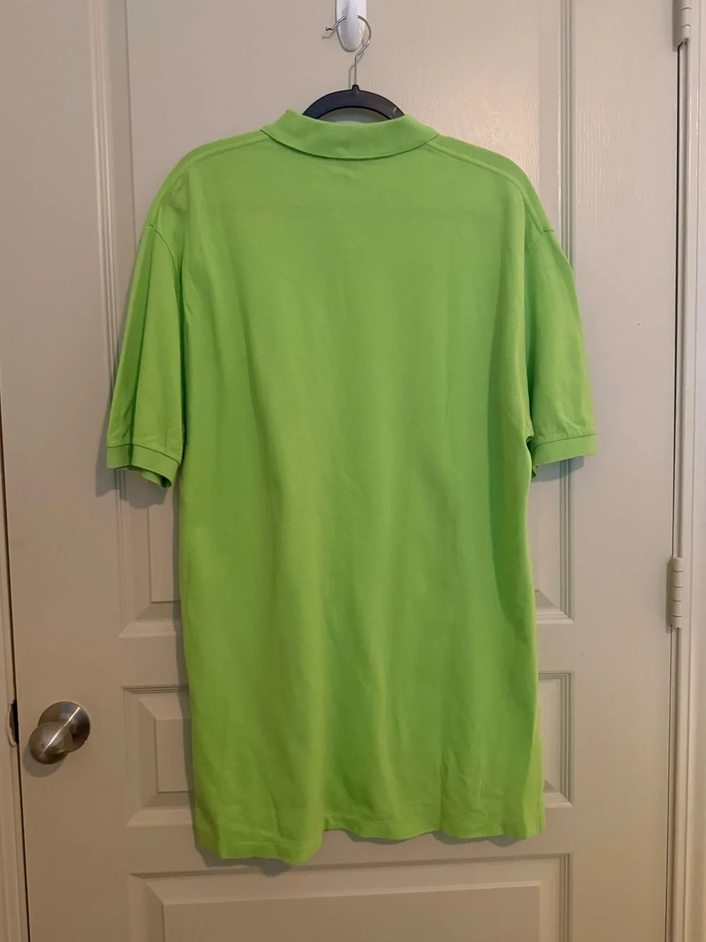 Ralph Lauren Lime Green Polo Shirt with Pink Pony