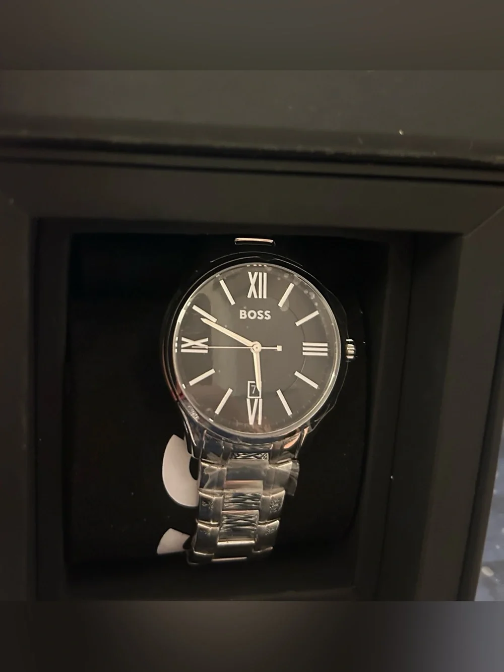 Boss Men's  Watch 1513025 - Black Dial Stainless Steel Bracelet