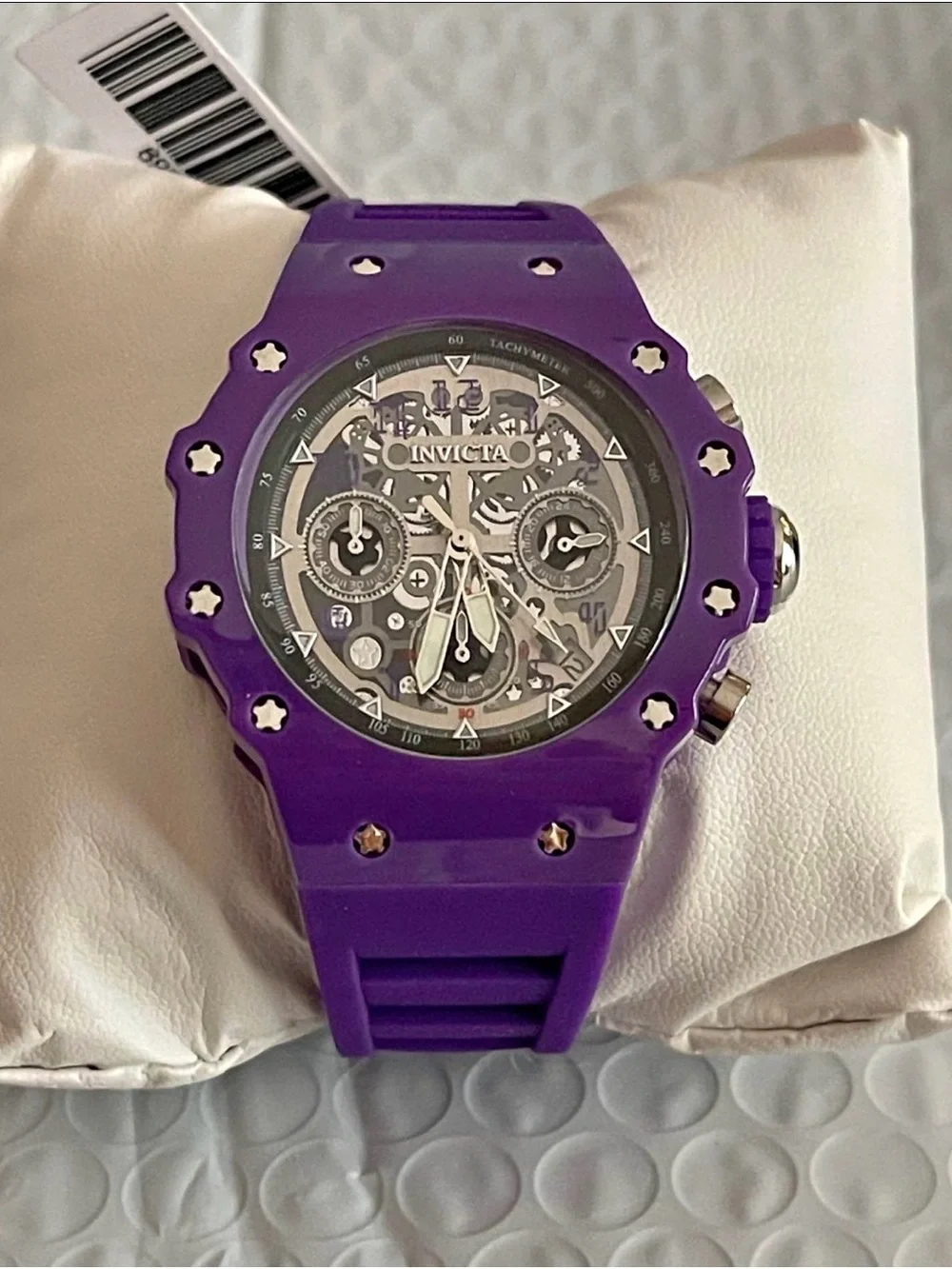 Invicta Racing Valyron Unisex Watch - 41mm, Purple (69625) new