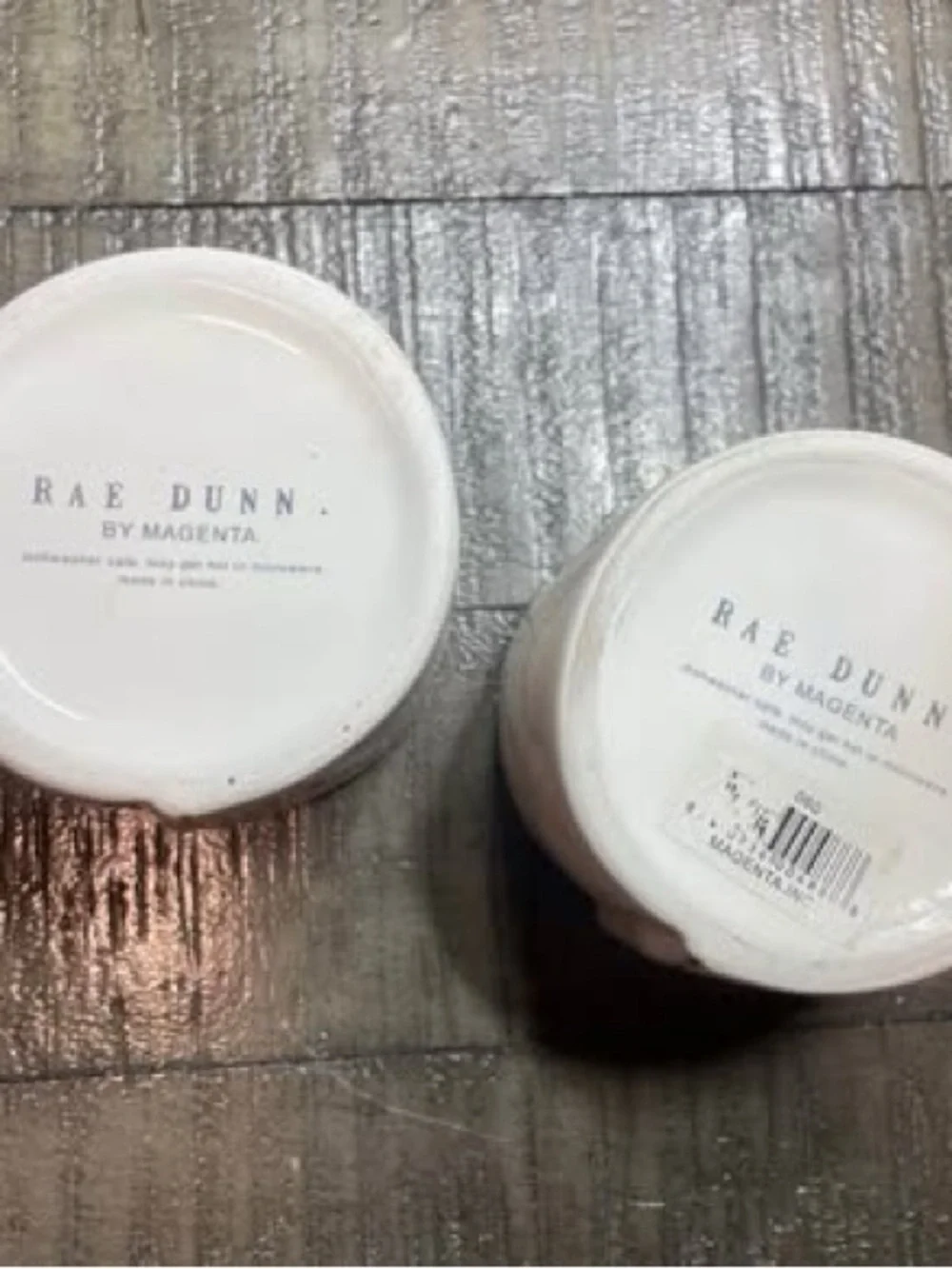 Rae Dunn OG Salt & Pepper Cellars. Original Tall Black Lettering